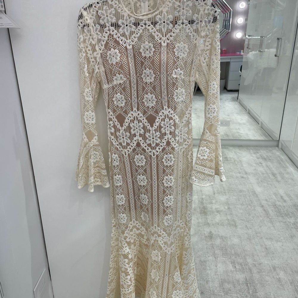 Jovani lace gown